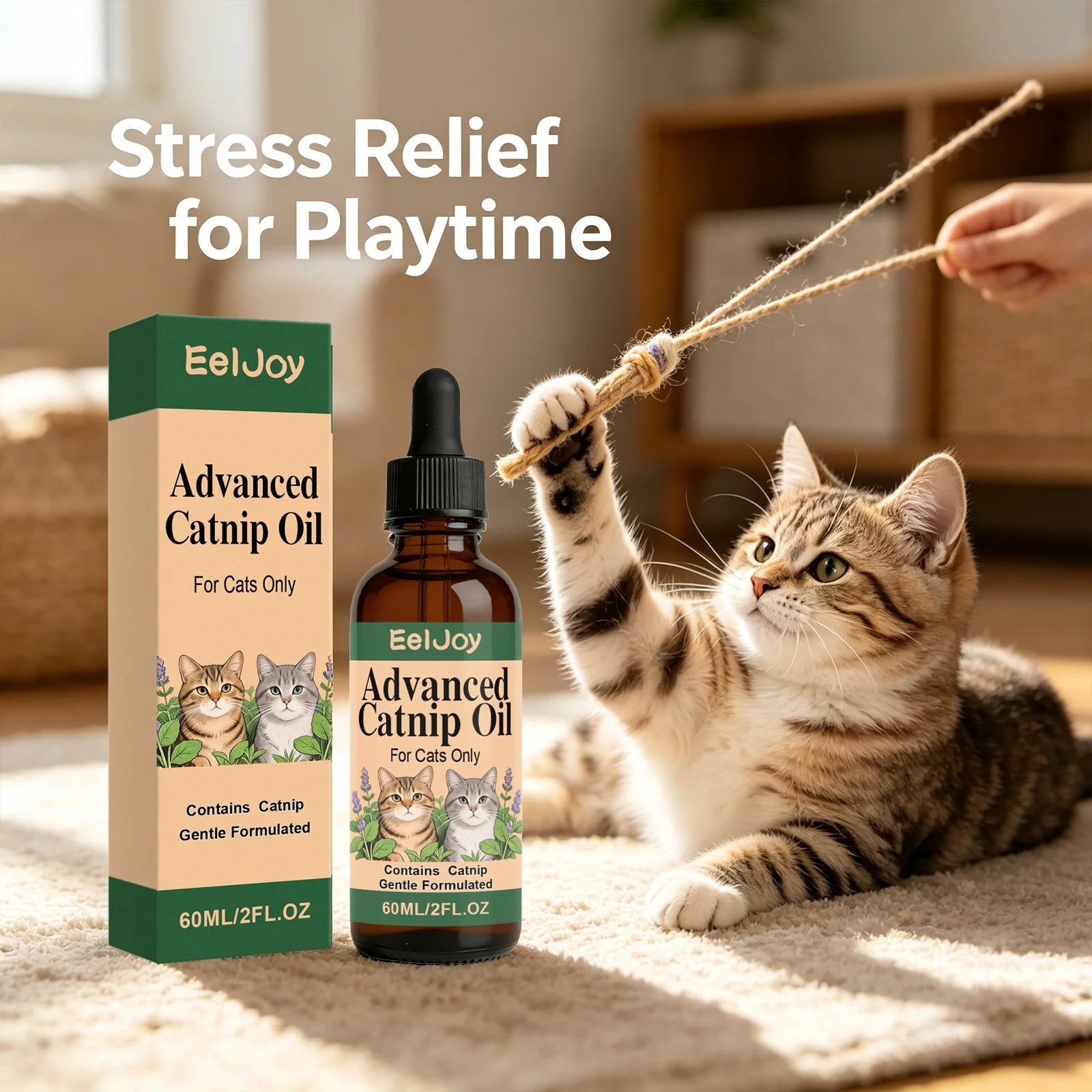 PAWZA™ CalmLeaf Catnip Oil Drops